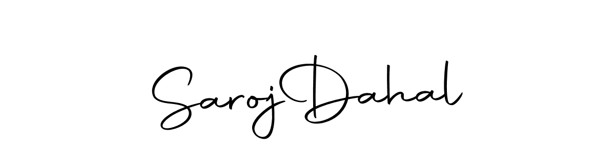 You should practise on your own different ways (Autography-DOLnW) to write your name (Saroj  Dahal) in signature. don't let someone else do it for you. Saroj  Dahal signature style 10 images and pictures png